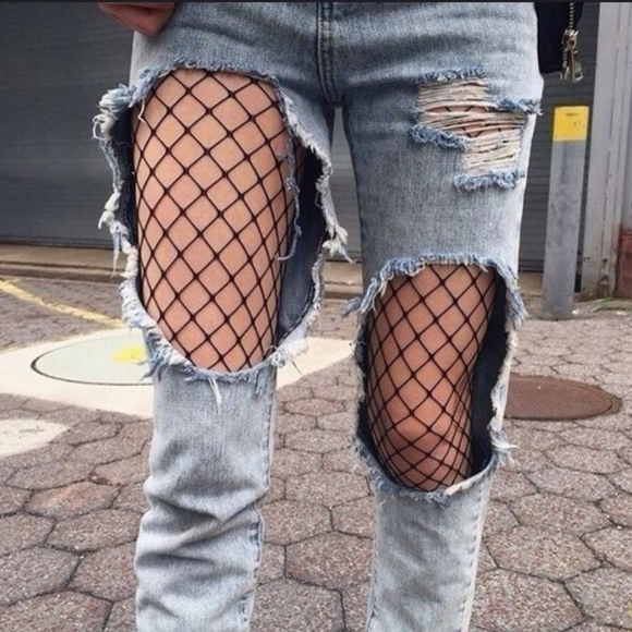 Accessories - Blk Fish Net Tights Goth Punk Gift